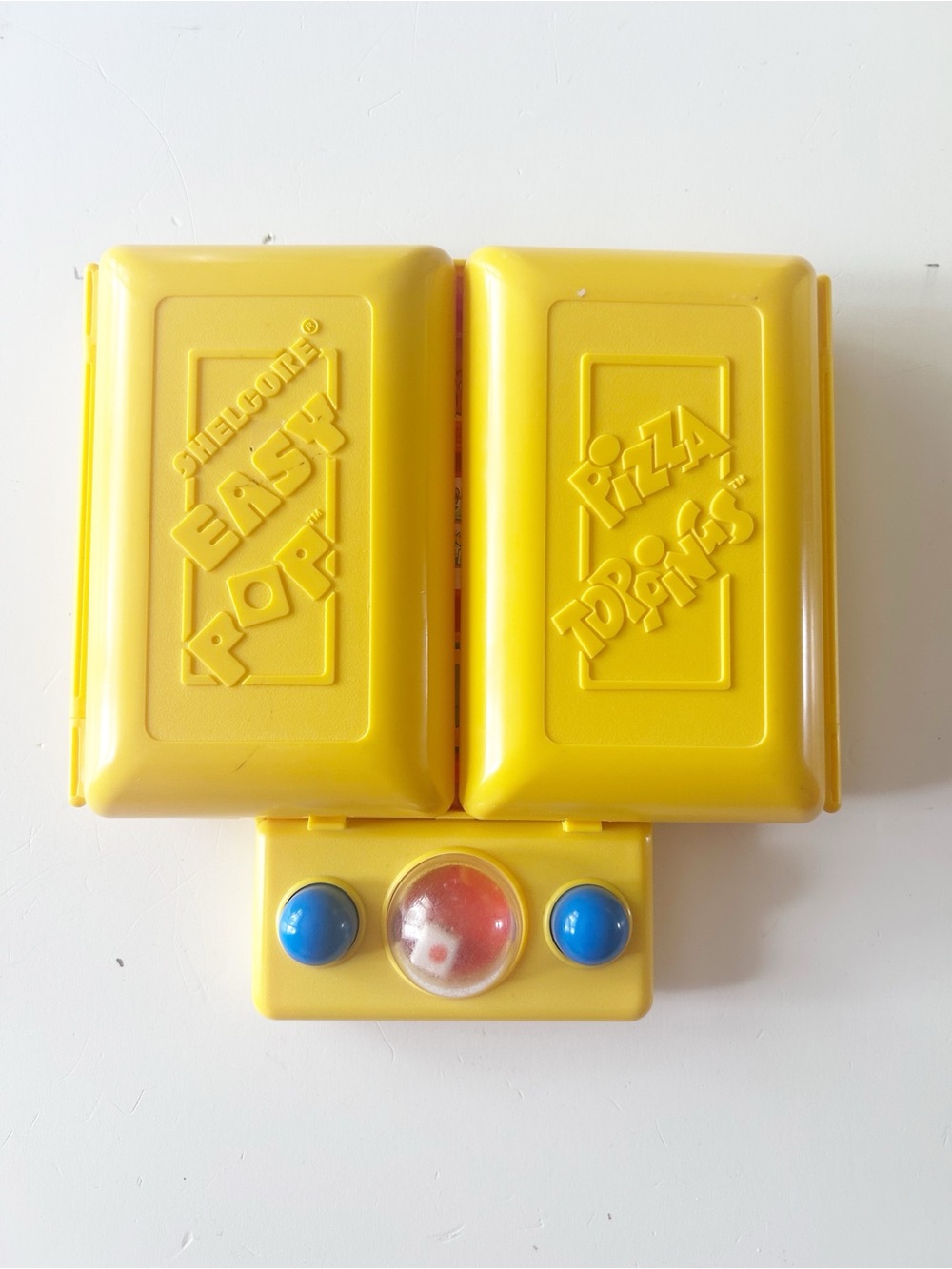 Vintage 1989 Shelcore Easy Pop Pizza Toppings Game Hard to Find Nostalgia-Core